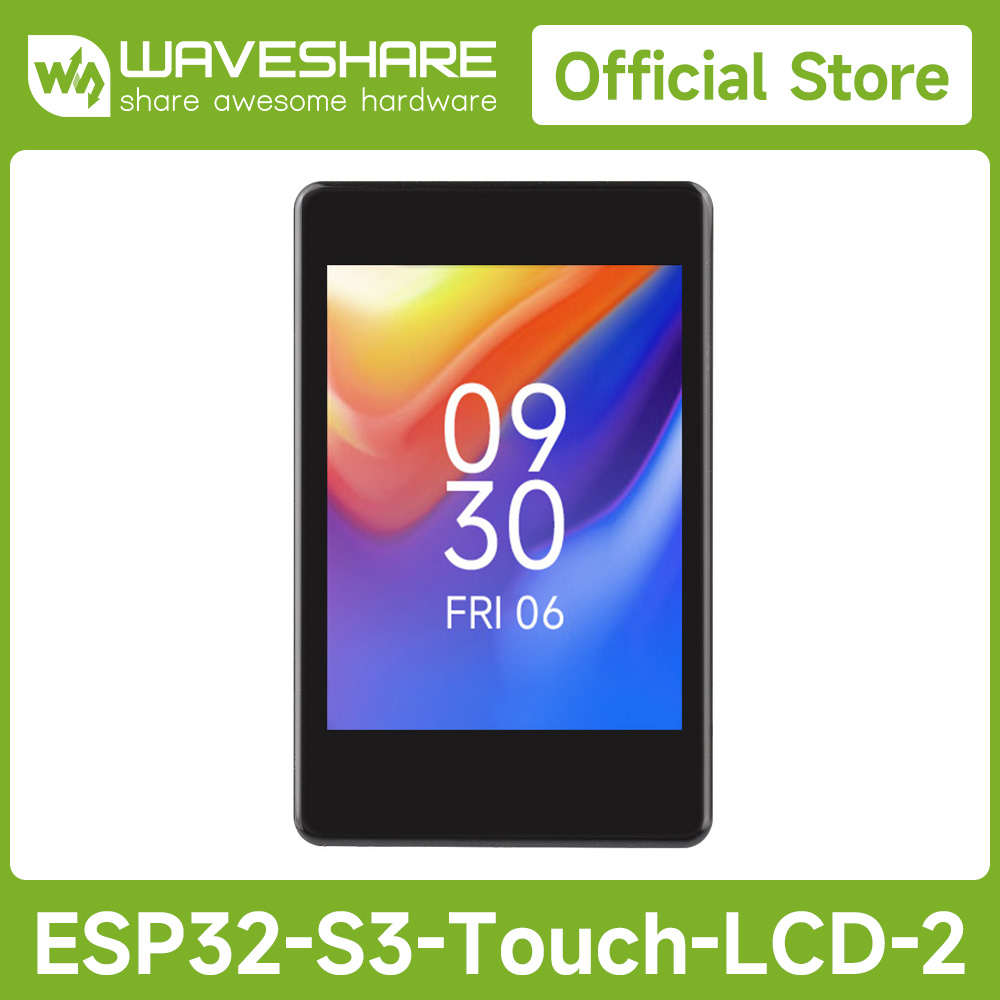Waveshare Esp32 - Waveshare ESP32-S3 2 inch capacitief touchscreen-ontwikkelbord,