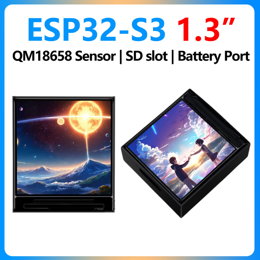 Lolin S3 - Waveshare ESP32-S3 1.3 inch LCD Mini