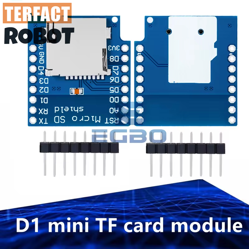 Wemos D1 Mini - TERFACT ROBOT Micro SD TF-kaart geheugenuitbreidingsmodule