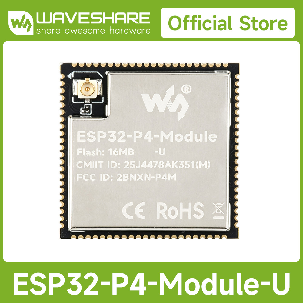 Waveshare Esp32 - Waveshare ESP32-P4-module kernbord, ondersteunt 2,4 GHz