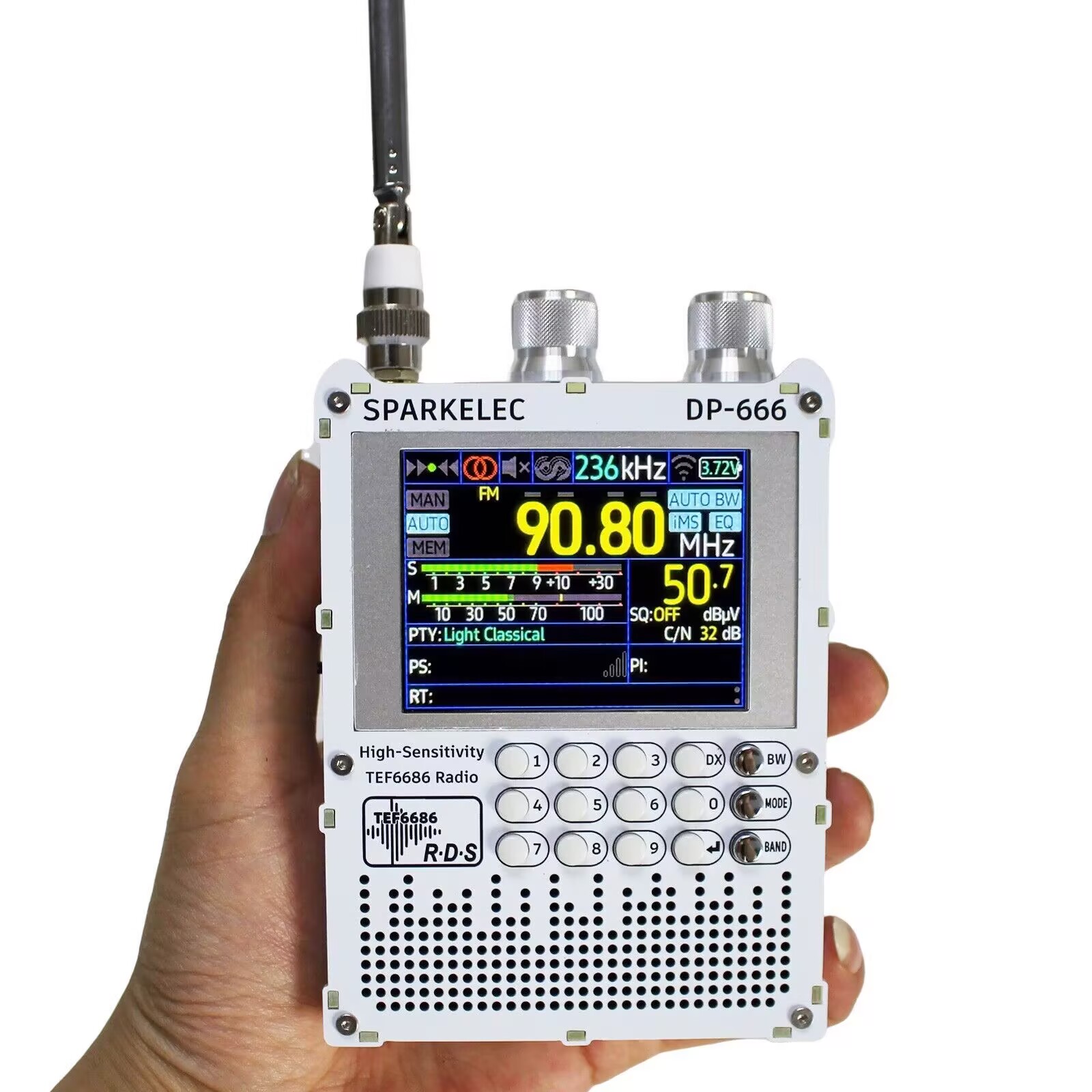 Devkitc - Nieuwe DP-666 TEF6686 Radio Hoge Gevoeligheid