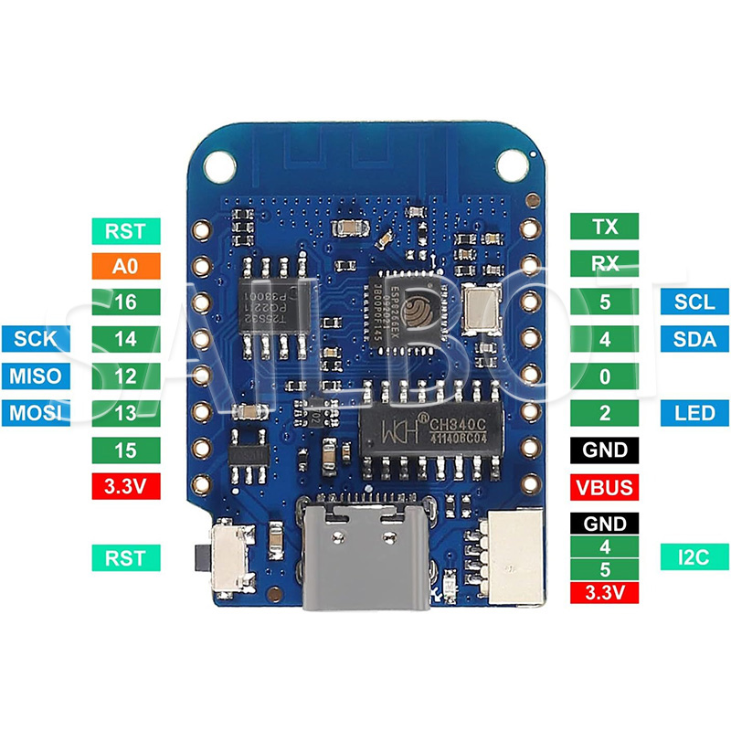 1-10PCS WeMos D1 Mini ESP8266  - Wemos D1 Mini recensie en prijs