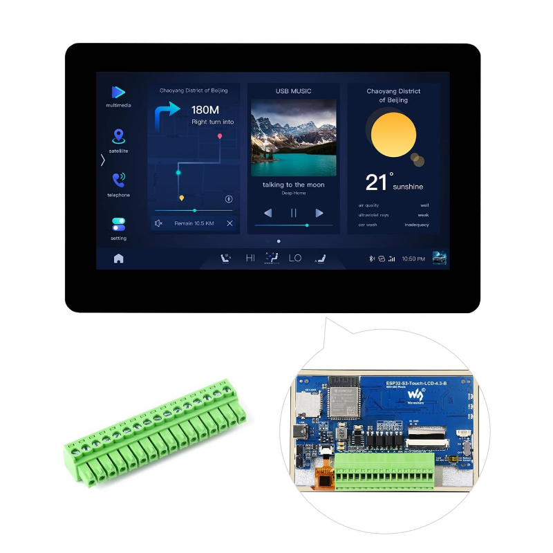Waveshare ESP32-S3 4,3 inch IP - Lolin S3 recensie en prijs