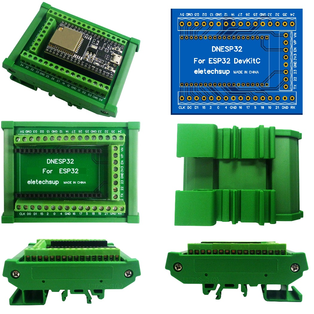 ESP32 DIN-railmontage schroefk - Devkitc recensie en prijs