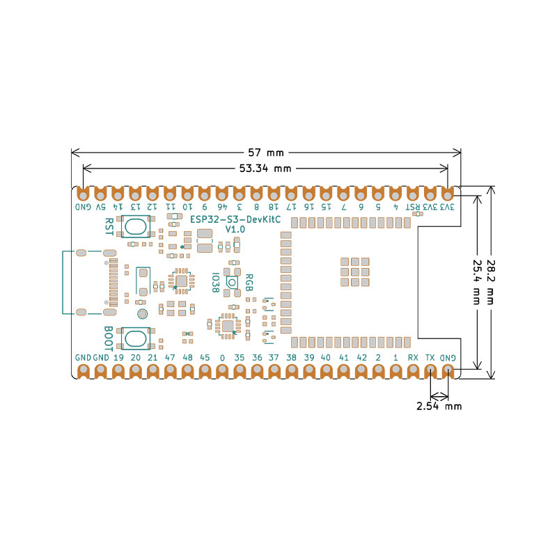 ESP32 S3 Core Board ontwikkelb - Esp32 S3 Devkitc 1 recensie en prijs
