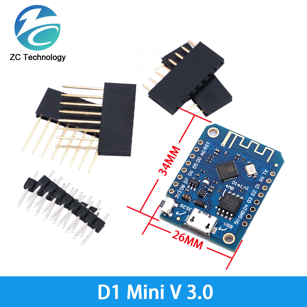 D1 Mini ESP8266 ESP-12F CH340G - Wemos D1 Mini recensie en prijs