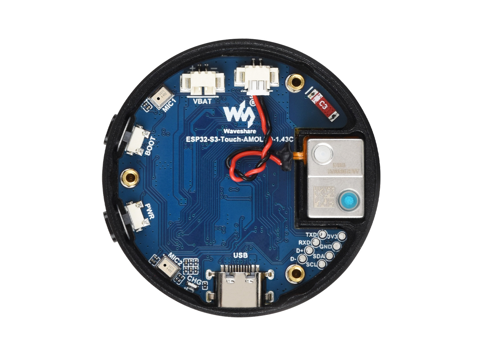 WaveshareESP32-S3 1,43 inch AM - Waveshare Esp32 recensie en prijs