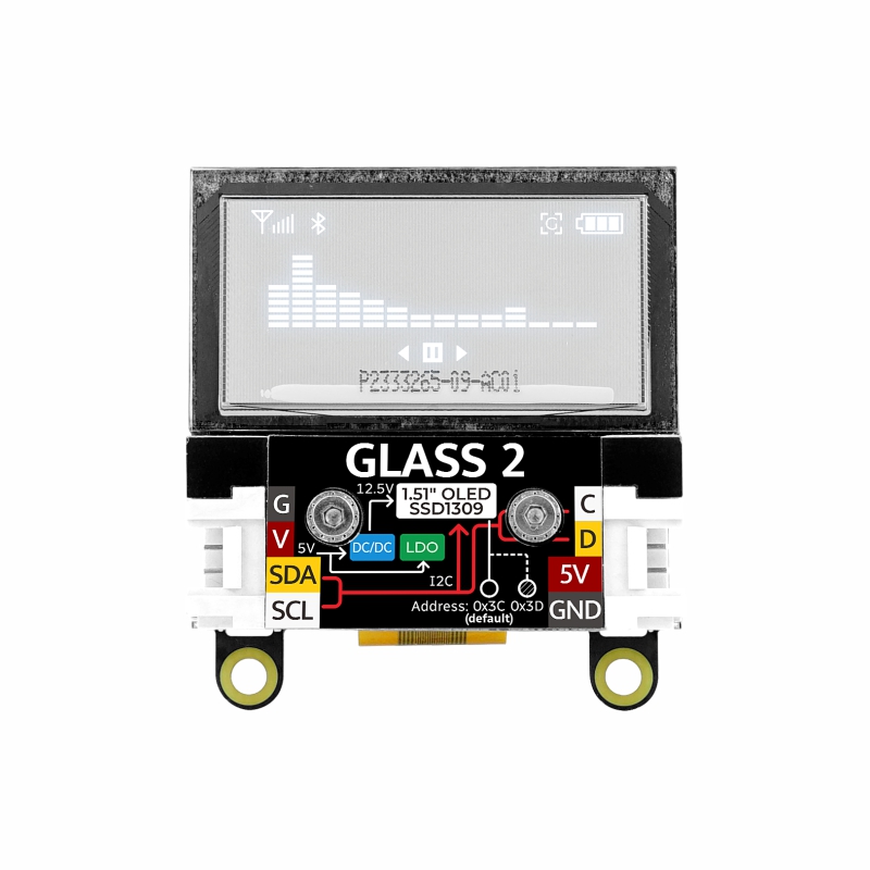 M5Stack officiële Glass2-eenhe - M5Stack Core2 recensie en prijs
