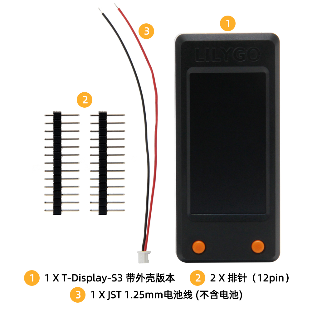 LILYGO T-Display-S3 1,9-inch L - Lolin S3 recensie en prijs