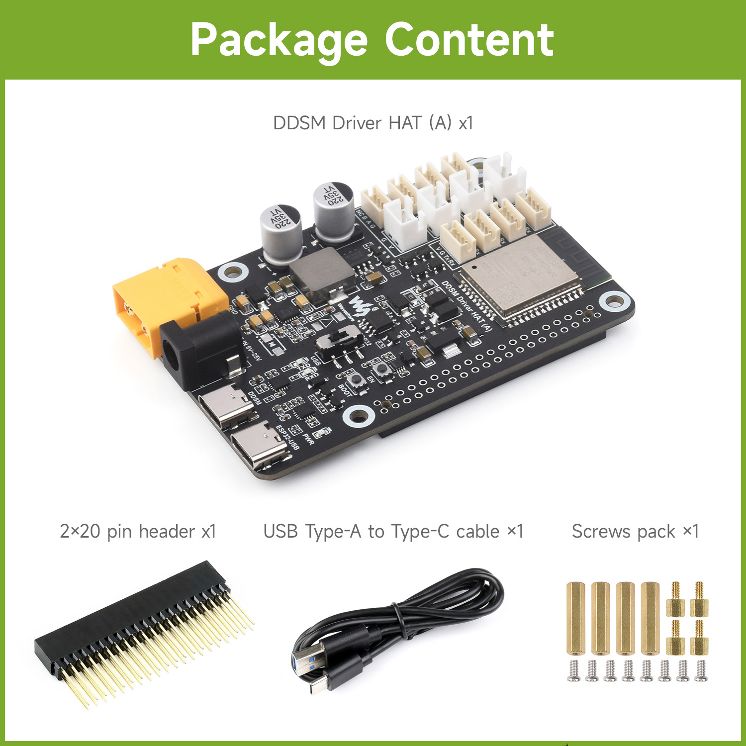 Waveshare Direct Drive servomo - Waveshare Esp32 recensie en prijs